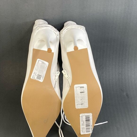 STEVE MADDEN Women's Allnight Lace-Up Stiletto Dress Booties size 6.5 - Picture 8 of 9